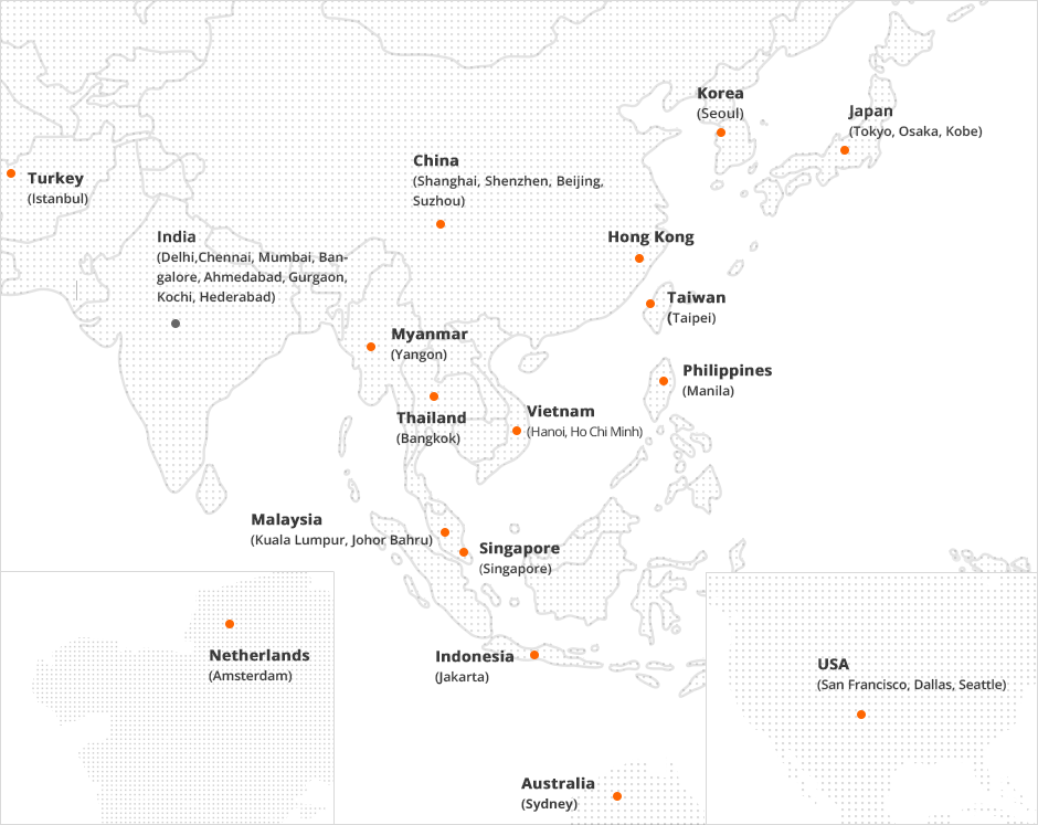 SCS Global Network in ASIA